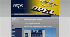 Desktop Screenshot of copeparts.nl